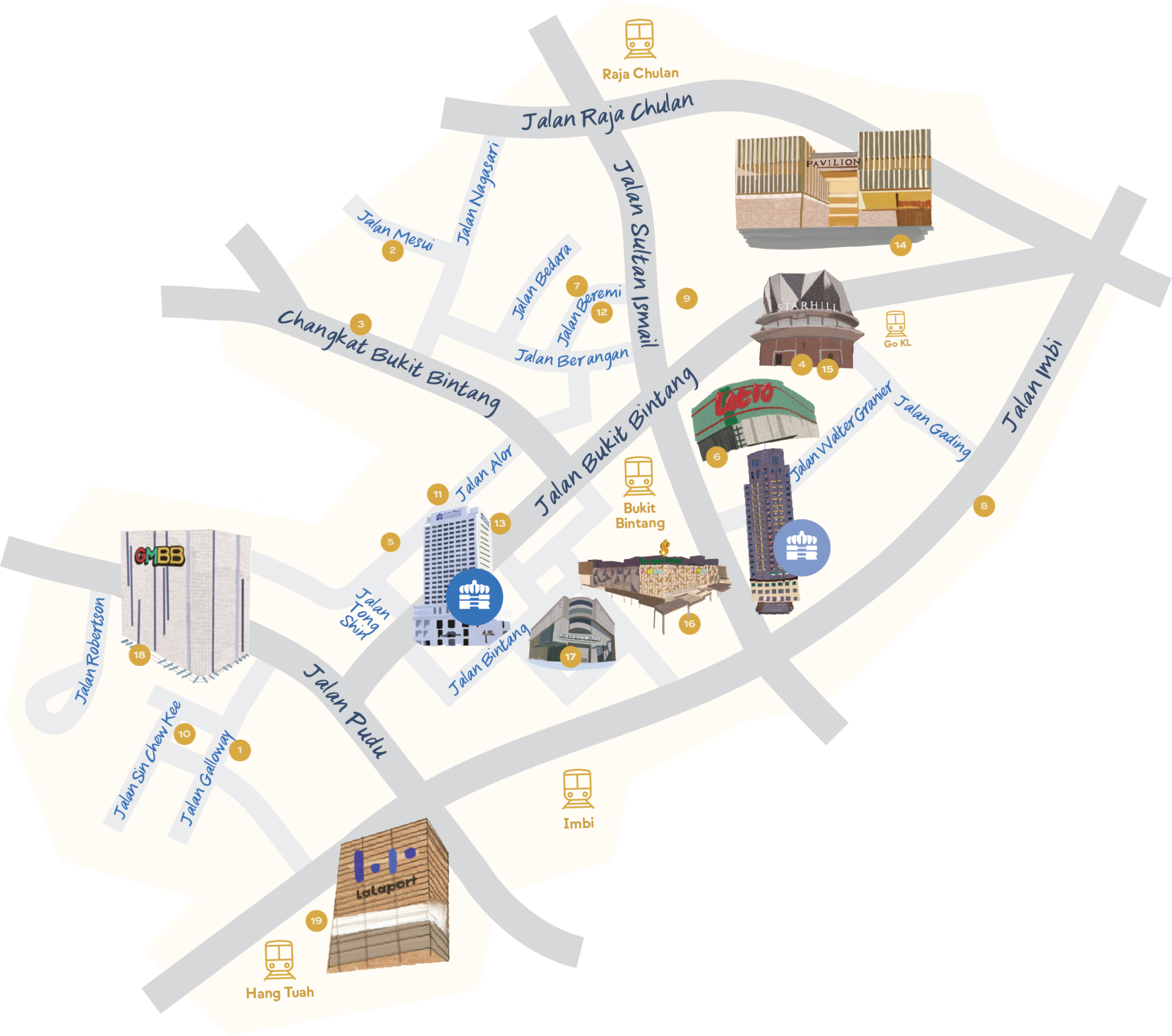 Shop & Dine in Bukit Bintang Hotel Royal Signature Kuala Lumpur